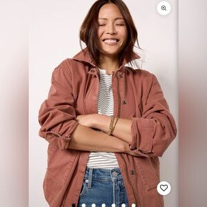 PISTOLA‎ Utility Shacket Jacket Spice Rust/Brown Red Oversized Minimalist XS